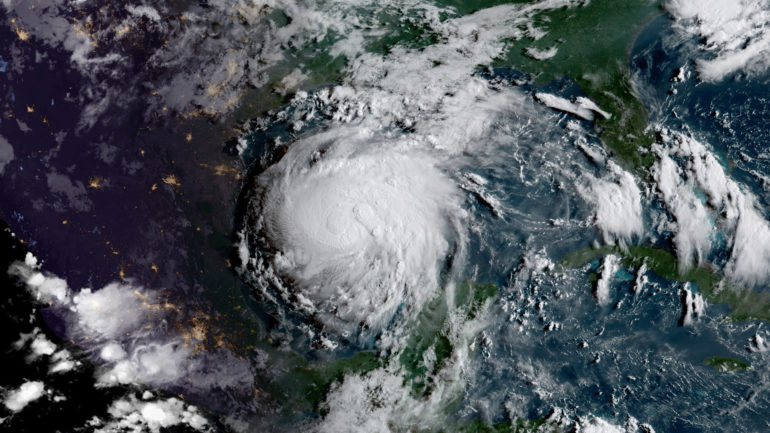 Hurricane Harvey August 24, 2017 Photo Via Wikimedia Commons