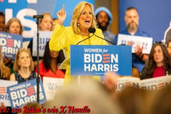 Dr. Jill Biden's Ignites Independent Women's Support: First Lady Champions Reproductive Rights