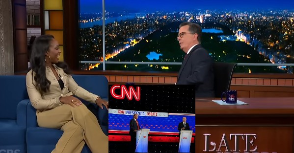 CNN in Damage Control Over Debate Charade, Sends Abby Phillip The Stephen Colbert Late Show