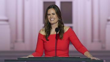 Sarah Huckabee Sanders Praises Trump at Republican National Convention