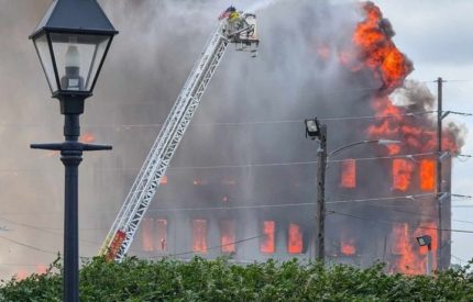 Historic Hamilton Landmark Reduced to Rubble After Devastating Fire