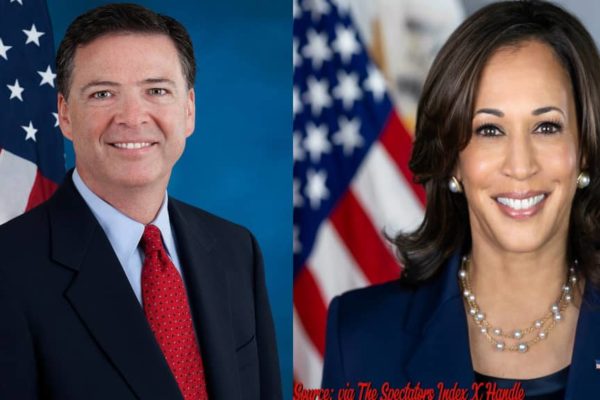 Former FBI Director James Comey Publicly Endorses Kamala Harris for President