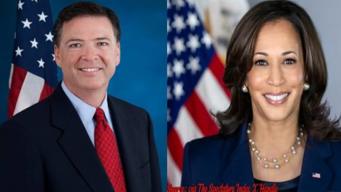 Former FBI Director James Comey Publicly Endorses Kamala Harris for President