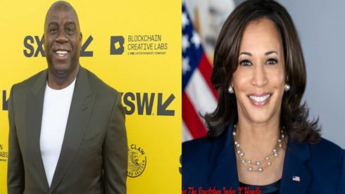 Magic Johnson Endorses Kamala Harris with Powerful Rally Speech