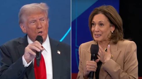 Trump and Harris Exchange Fiery Attacks Amid Battleground Blitz