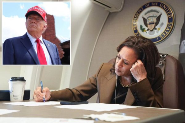 Trump Claims Kamala Harris Staged Hurricane Briefing Photo, Igniting Social Media Conspiracies