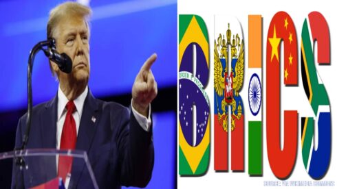 U.S. President Donald Trump Declares Economic War on BRICS Nations: Threatens 100% Tariffs on Brazil, Russia, India, China, and South Africa Amid Move to Replace Dollars as Primary Global Trade Currency