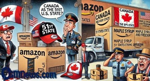 Amazon Selling Products Promoting Canada as the 51st State Of United State