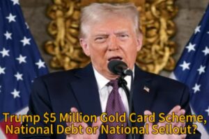 U.S President Donald Trump’s $5 Million ‘Gold Card’ Scheme, Selling U.S. Citizenship to Global Elite?