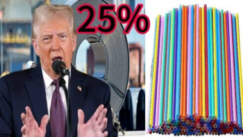 President Donald Trump Signs Orders: 25% Tariffs on Steel and Aluminum, Plastic Straws Make a Comeback in the U.S