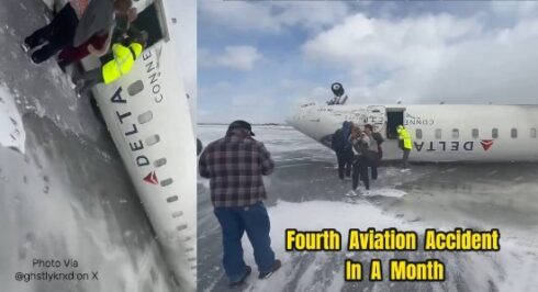 Fourth Aviation Accident In A Month: Delta Air Lines Flight 4819 Crash-Lands In Toronto