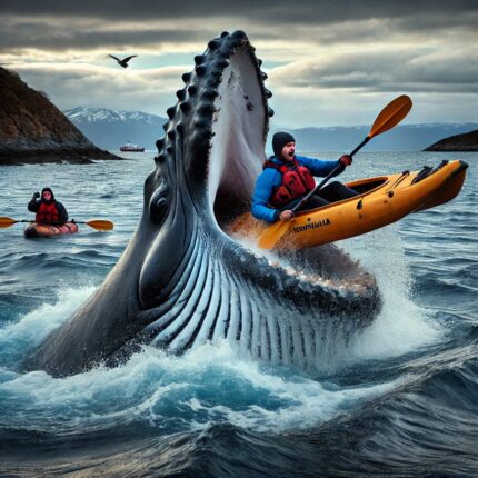 Humpback Whale Briefly Swallows 24-year-old Kayaker in Unforgettable Encounter