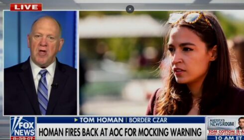 Tom Homan Calls for DOJ Probe into AOC’s Immigration Webinar, Raising Free Speech Concerns