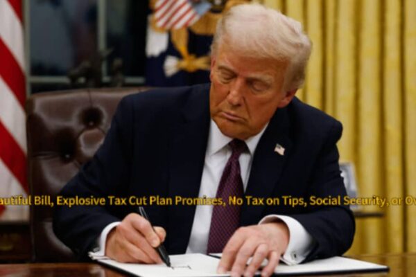 Donald Trump Unleashes ‘Big Beautiful Bill’: Explosive Tax Cut Plan Promises No Tax on Tips, Social Security, or Overtime
