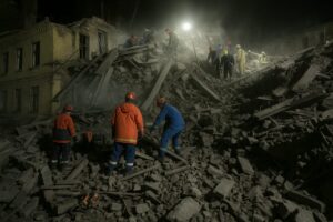 Russian Attacks on Kyiv Kill Nine as Trump Accuses Zelensky of Blocking Peace Efforts