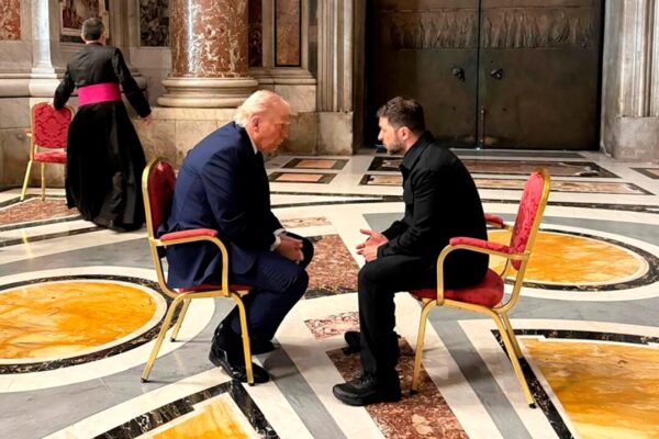 Donald Trump and Zelenskyy Hold Private Meeting Ahead of Pope Francis' Funeral