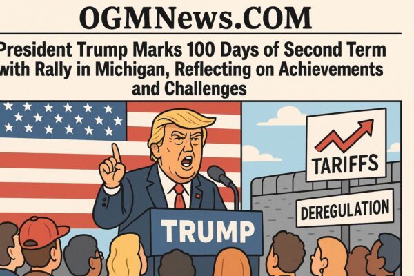 President Trump Marks 100 Days of Second Term with Rally in Michigan, Reflecting on Achievements and Challenges
