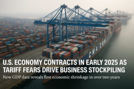 USA Economy Contracts in Early 2025 as Tariff Fears Drive Business Stockpiling