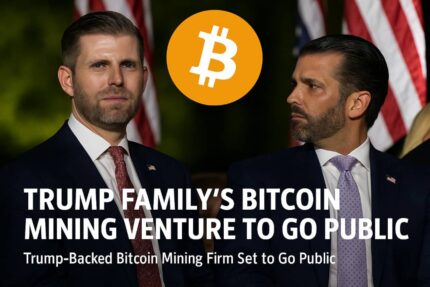 Trump Family’s Bitcoin Mining Venture to Go Public — As Trump Crypto Interests Grow