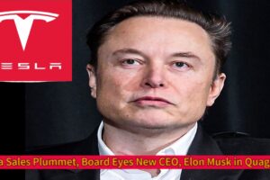 Tesla in Dire Strait: Elon Musk’s Empire on the Brink as Sales Crash and Board Eyes New CEO