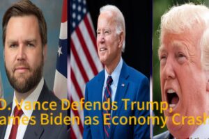 U.S. Vice President J.D. Vance Humiliates Himself Defending Trump's Disastrous Tariffs, Blames Biden as Economy Crashes"