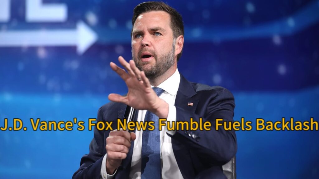 U.S. Vice President J.D. Vance Humiliates Himself Defending Trump's Disastrous Tariffs, Blames Biden as Economy Crashes"