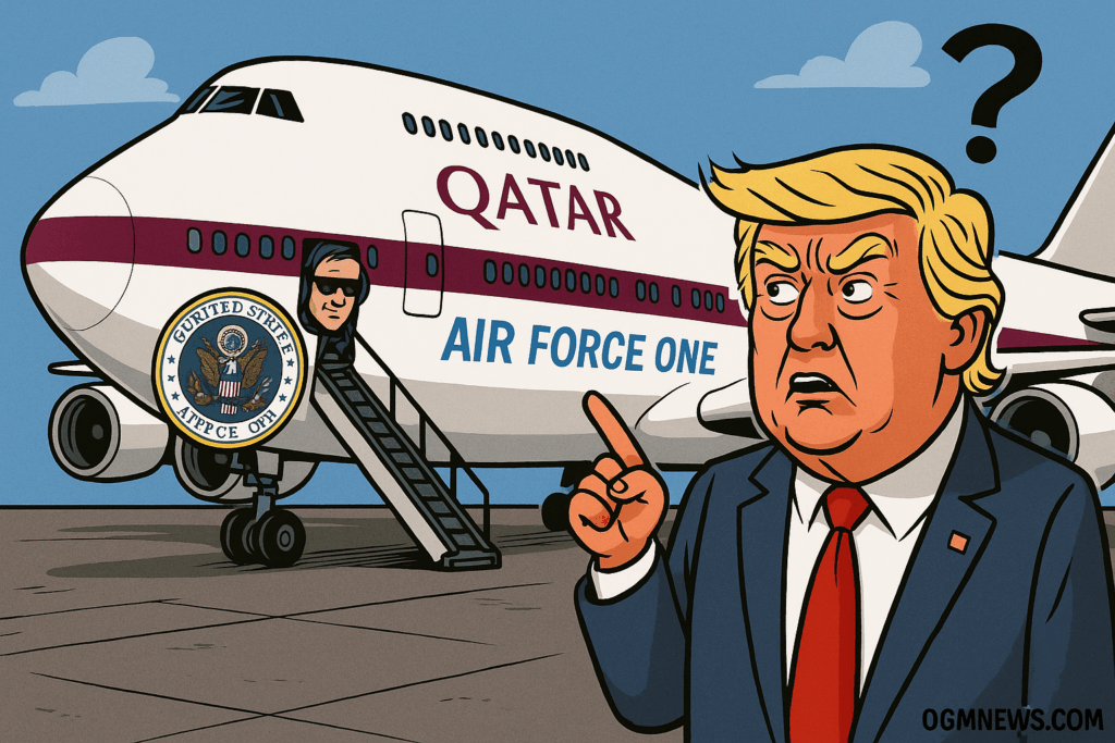 Qatari Jet Gift to Trump Causing National Security Risk and Legal Storm Facing