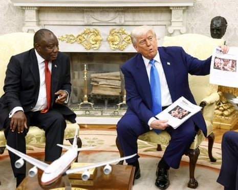 TRUMP, RAMAPHOSA CLASH IN WHITE HOUSE MEETING OVER ‘WHITE GENOCIDE’ CLAIMS
