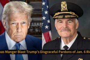 Explosive Fallout: Thomas Manger, Capitol Police Chief Slams Trump’s “Disgraceful” Pardons of Jan. 6 Rioters
