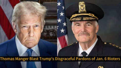 Explosive Fallout: Thomas Manger, Capitol Police Chief Slams Trump’s “Disgraceful” Pardons of Jan. 6 Rioters