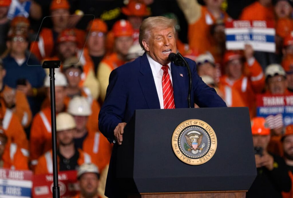 Trump Doubles Steel Tariffs to 50%, Touts New U.S. Steel-Nippon Deal During Pittsburgh Visit