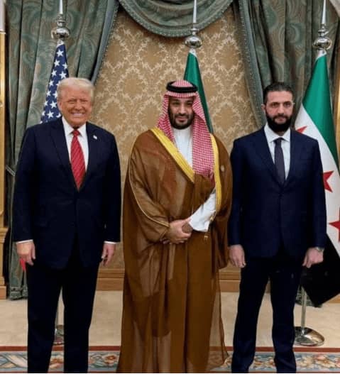 Trump Meets Syria’s New Leader, Former Islamist Militant, After Announcing Sanctions Relief
