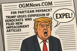Trump Escalates Partisan Warfare, Urges GOP to Expel Democratic Critics