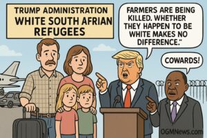 Controversy Erupts as U.S. Grants Refugee Status to 59 White South Africans Amid Broader Immigration Freeze