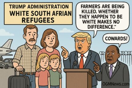 Controversy Erupts as U.S. Grants Refugee Status to 59 White South Africans Amid Broader Immigration Freeze