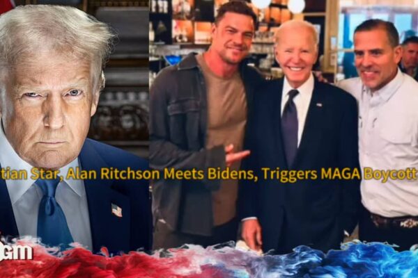 Christian Star, Alan Ritchson Meets Bidens, Triggers MAGA Boycott Calls