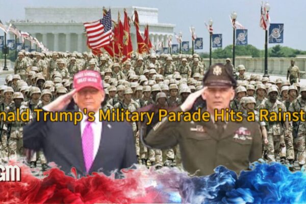 Donald Trump’s Military Parade Hits a Rainstorm: Crowds Disappointing but Spirits Unbroken