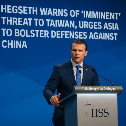 Hegseth Warns of ‘Imminent’ Threat to Taiwan, Urges Asia to Bolster Defenses Against China