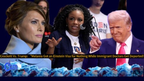 Rep. Jasmine Crockett vs. President Donald J. Trump: “Melania Got an Einstein Visa for Nothing While Immigrant Doctors Get Deported!