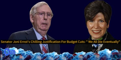 Senator Joni Ernst Says “We’re All Going to Die” — Shrugs at Millions Losing Healthcare