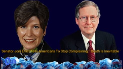 Senator Joni Ernst Says “We’re All Going to Die” — Shrugs at Millions Losing Healthcare