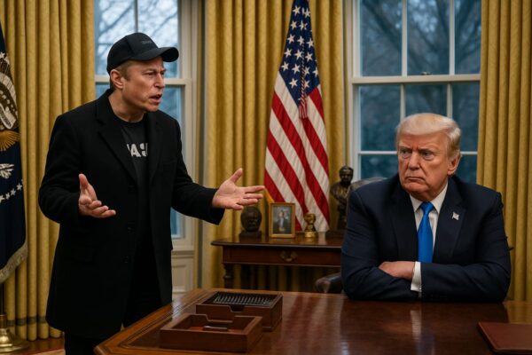 Trump and Musk Trade Blistering Insults as Rift Erupts Over Spending Bill