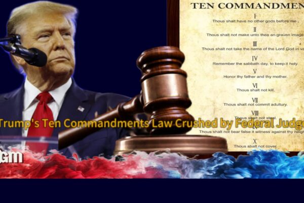 Donald Trump Slammed as Federal Court Kills Ten Commandments Law in Louisiana Classrooms