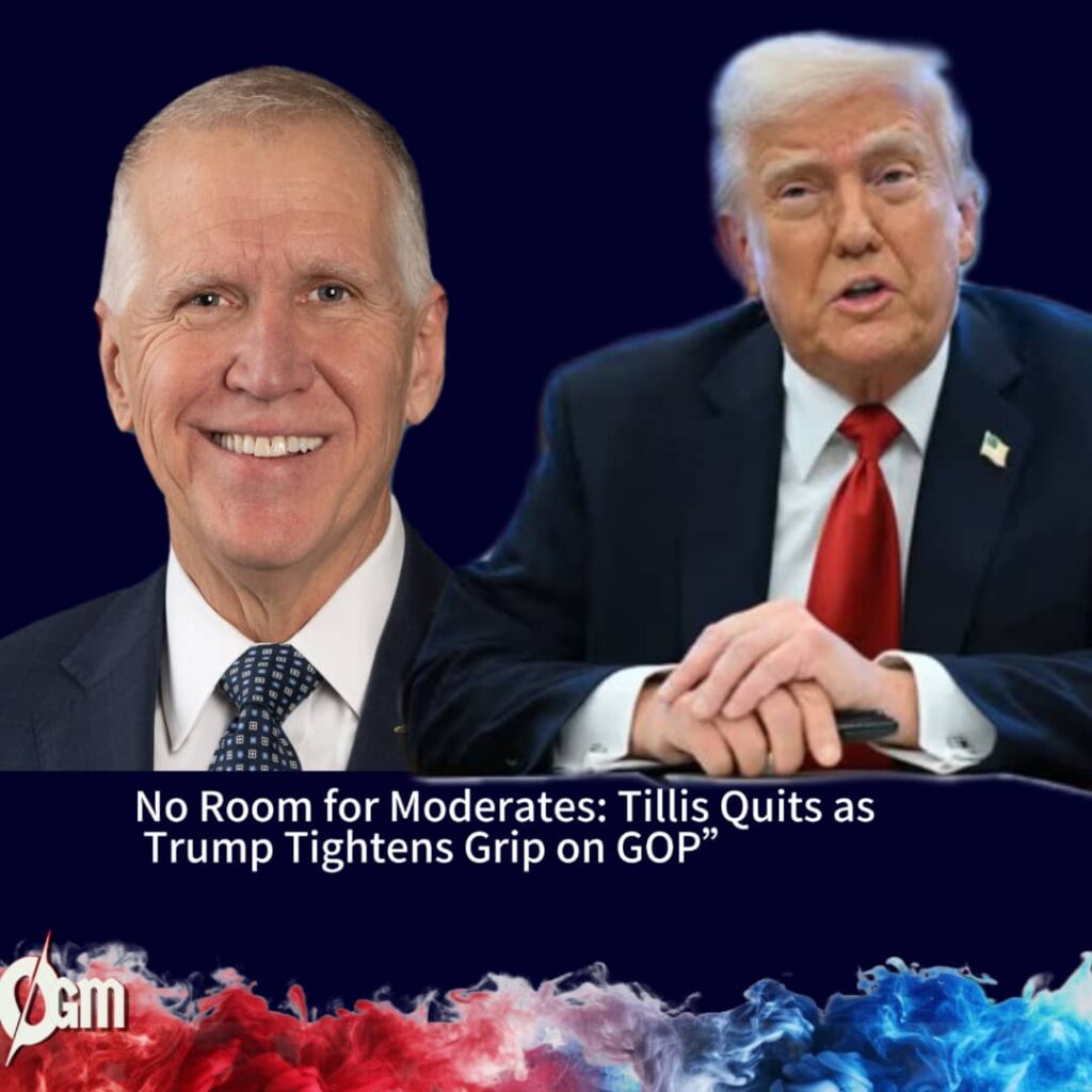 Trump Pushes Tillis Out: GOP Senator Quits After Defying ‘Big, Beautiful Bill