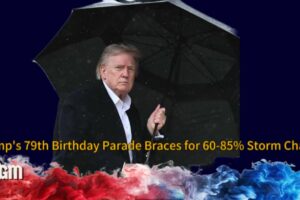 Donald Trump’s $100M Parade Under 32°C Heat and 70% Humidity: Will Thunderstorms Crash the 79th Birthday?