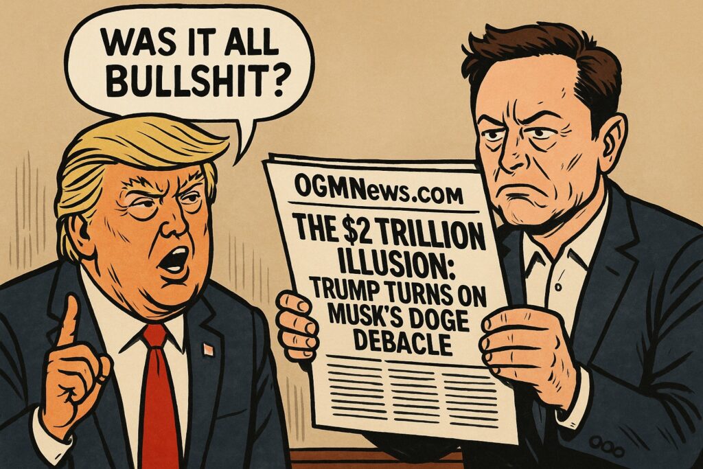 “Was It All Bullshit?”: Trump Questions DOGE Performance as Elon Musk’s Cost-Cutting Legacy Faces Scrutiny