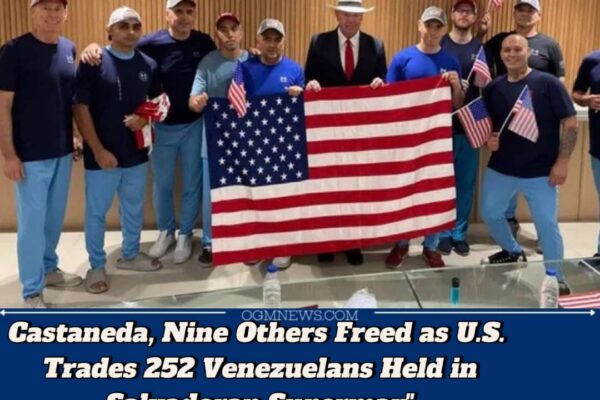 10 AMERICANS FREED IN HIGH-STAKES PRISONER SWAP INVOLVING U.S., VENEZUELA, AND EL SALVADOR