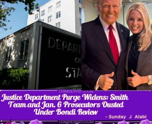 DOJ Shakeup: Over 20 Officials Fired in Trump-Era Purge Targeting Jan. 6 Prosecutors