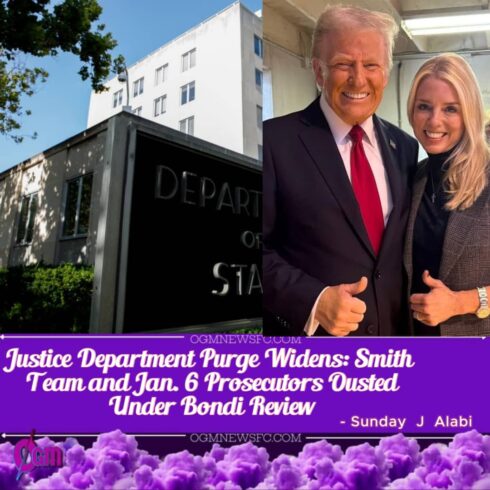 DOJ Shakeup: Over 20 Officials Fired in Trump-Era Purge Targeting Jan. 6 Prosecutors