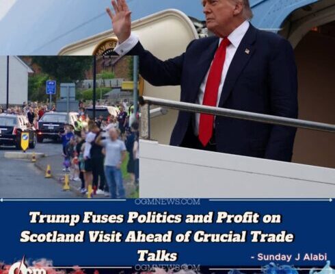 Donald Trump Blends Presidential Duties and Business Interests on Scotland Trip Amid High-Stakes Trade Talks
